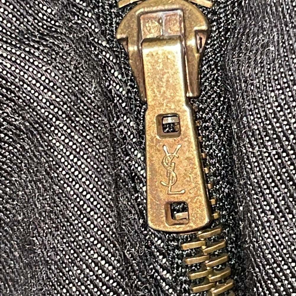 YSL Dark Grey Denim Skirt - Picture 5 of 13